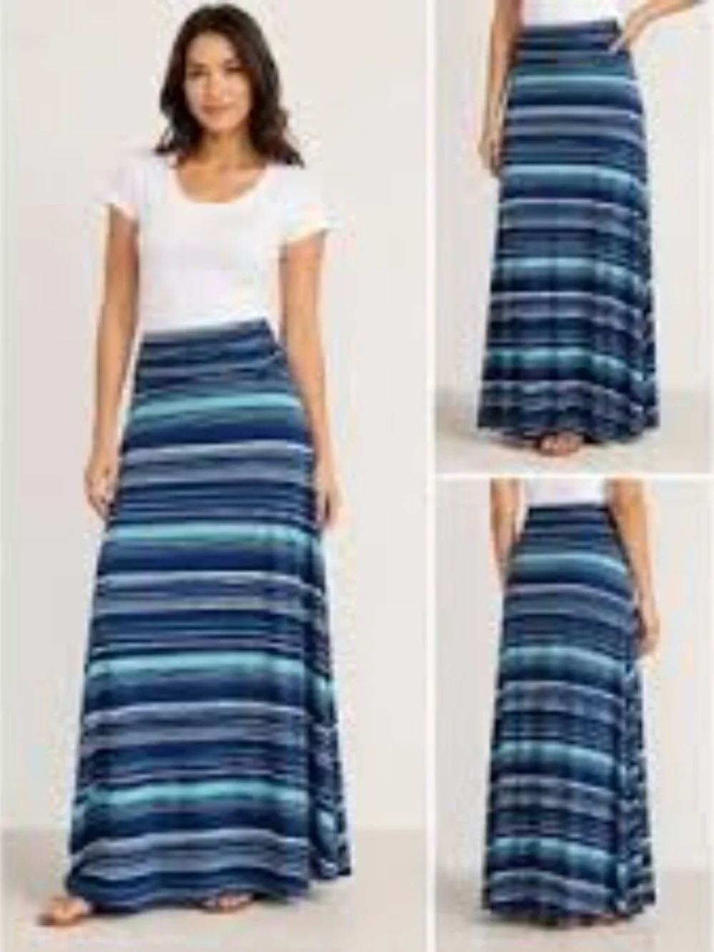 Merona Striped Maxi Skirt
